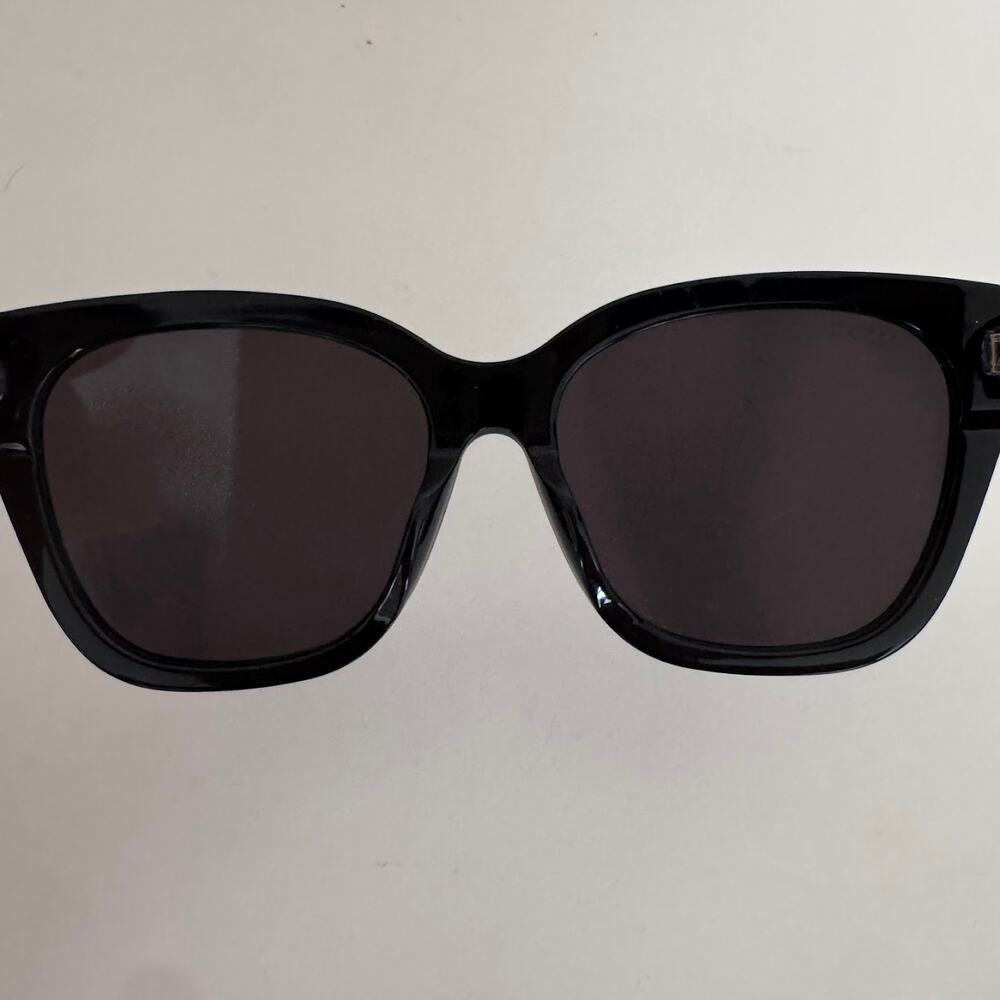 Gucci GG1550SK Sunglasses Black Leopard Print Logo Sides - Picture 11 of 12